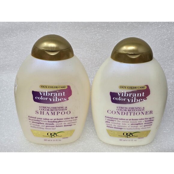 OGX Vibrant Color Vibes Shampoo & Conditioner Set Sulfate-Free Strengthening - Picture 1 of 2